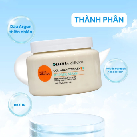 Ủ Tóc Olexrs Collagen Complex Repair Mask 500ml
