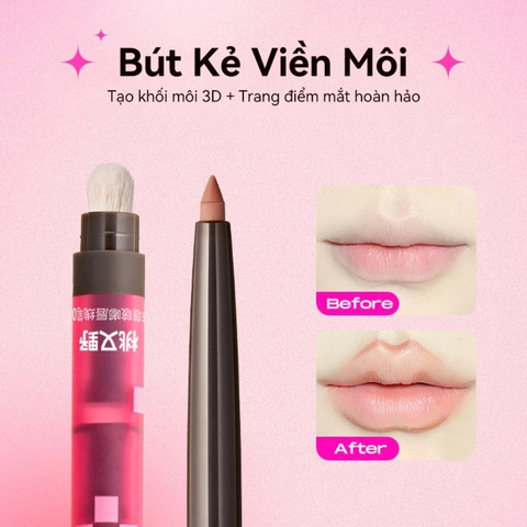 Chì Kẻ Viền Môi 3in1 PinkPunk Lip Liner