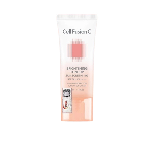 Kem Chống Nắng Cell Fusion C Brightening Tone Up Sunscreen 100 SPF50+ (Cam)