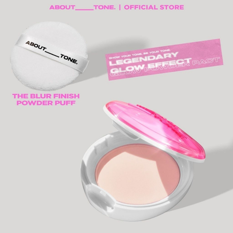 Phấn Phủ Dạng Nén About Tone Legendary Effect Glow Powder Pact (Hồng) (Nhập Khẩu)