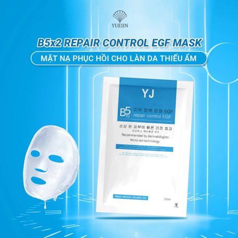 Mặt Nạ Giấy Cấp Ẩm Phục Hồi Da Yuejin B5 Repair Control EGF 25ml