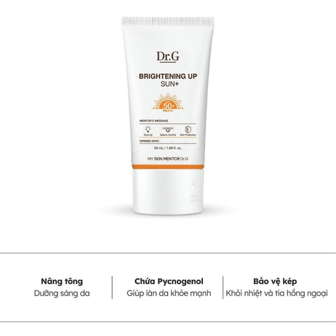 Kem Chống Nắng Nâng Tone Da Dr.G Brightening Up Sun SPF50+ (Nhập Khẩu)