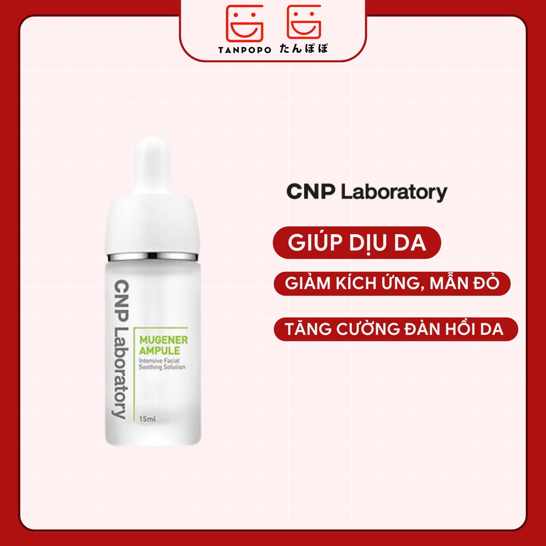 Tinh Chất Giảm Sưng Viêm Và Mẩn Đỏ CNP Laboratory Mugener Calming Ampule 10ml