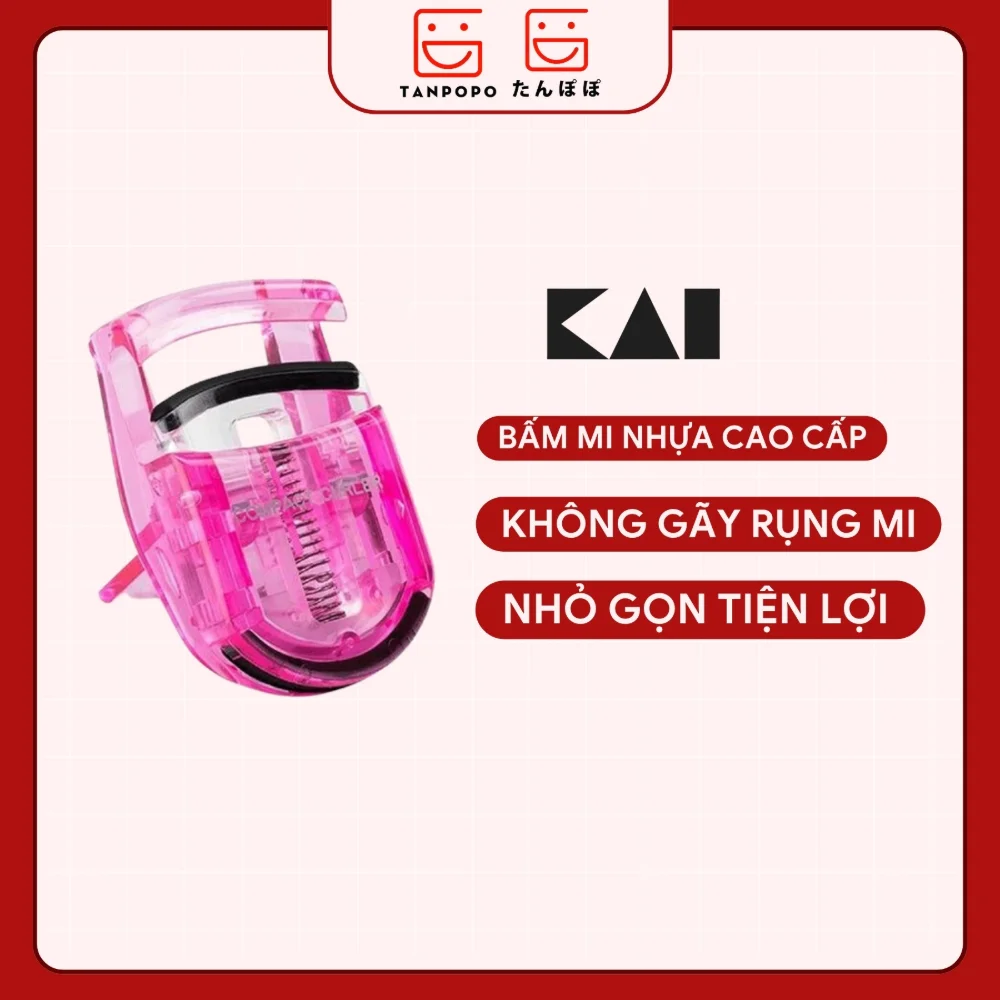 Bấm Mi Nhựa Giúp Cong Mi Kai Compact Eyelash Curler