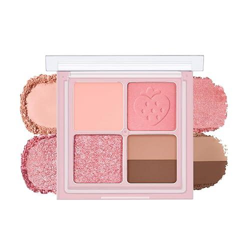 Bảng Phấn Mắt 4 Ô Peripera Ink Pocket Shadow Palette (Mẫu Mới)