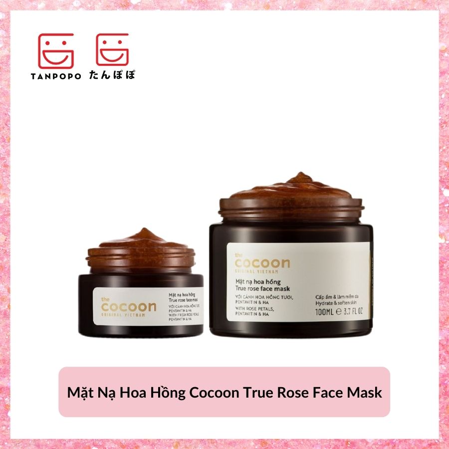 Mặt Nạ Hoa Hồng Cocoon True Rose Face Mask