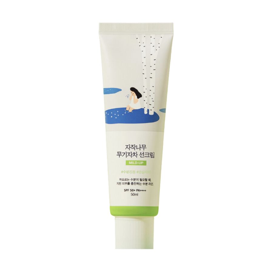 Kem Chống Nắng Round Lab Birch Juice Mild-Up Sunscreen SPF50+ 50ml