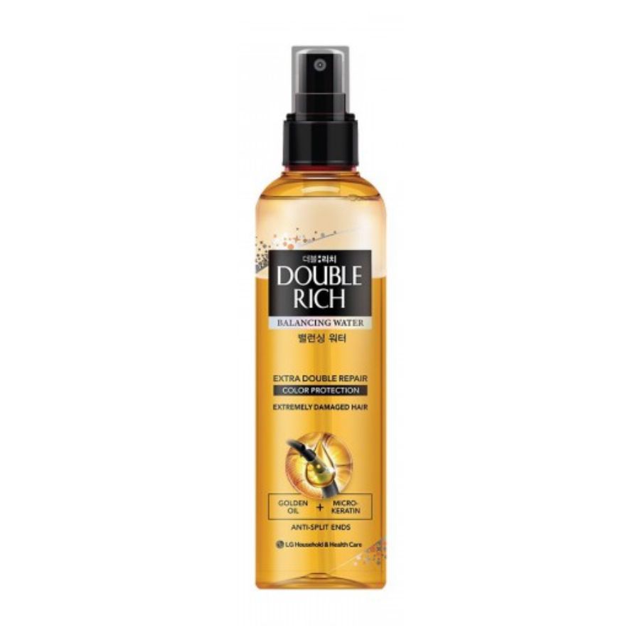 Nước Xịt Dưỡng Tóc Double Rich Balancing Water Extra Double Repair (Vàng)