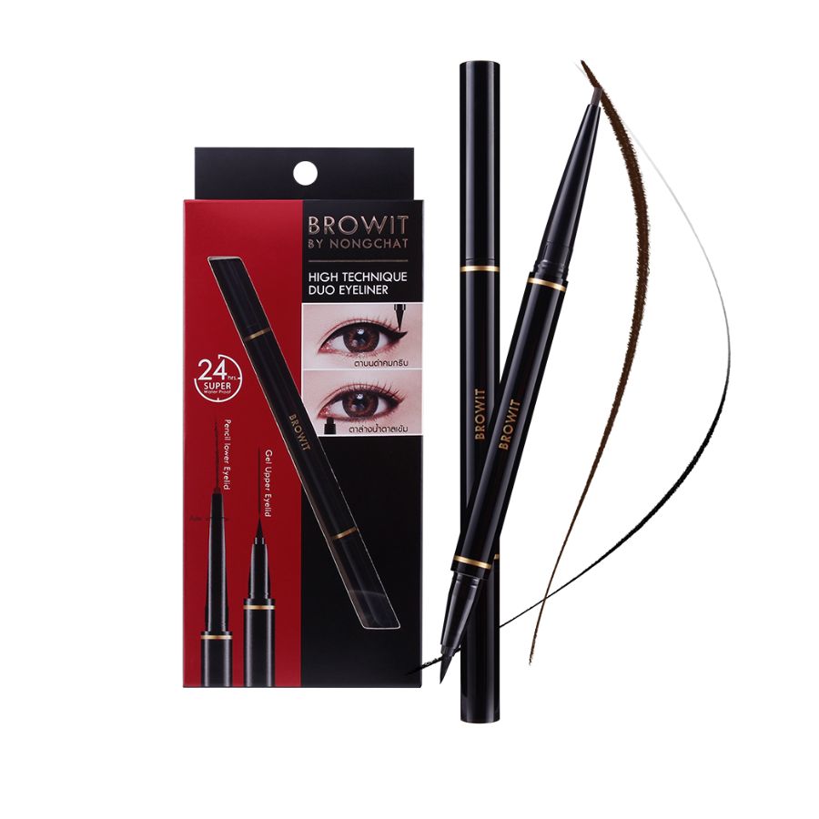 Kẻ Mắt Nước 2 Đầu Browit Nongchat High Technique Duo Eyeliner