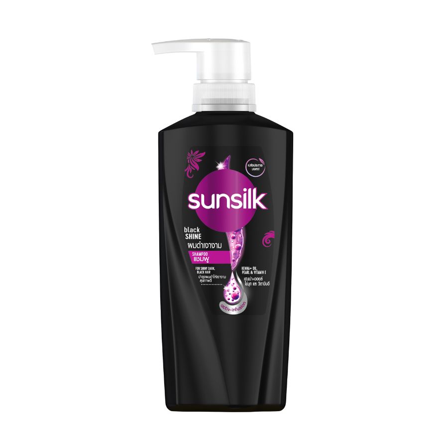 Dầu Gội Sunsilk Óng Mượt Black Shine Shampoo 400ml (Thái Lan)