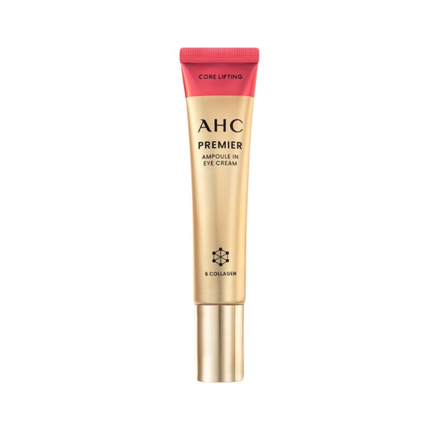 Kem Dưỡng Mắt Cấp Ẩm Giảm Nếp Nhăn AHC Premier Ampule In Eye Cream Core Lifting 6 Collagen 12ml