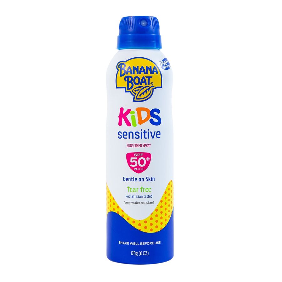 Xịt Chống Nắng Cho Trẻ Em Banana Boat Kids Sensitive SPF50+ 170g