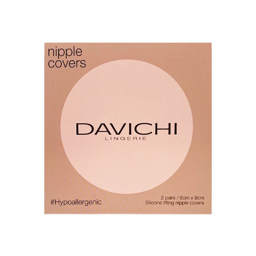 Miếng Dán Nâng Ngực Chống Mồ Hôi Davichi Silicone Lifting Nipple Covers (Hộp 2 Cặp)