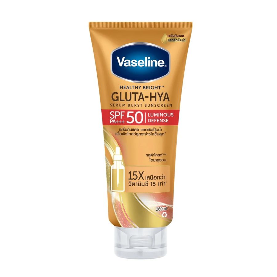 Sữa Dưỡng Thể Vaseline 15X Healthy Bright Gluta Hya Lumimous Defense SPF50+ 260ml