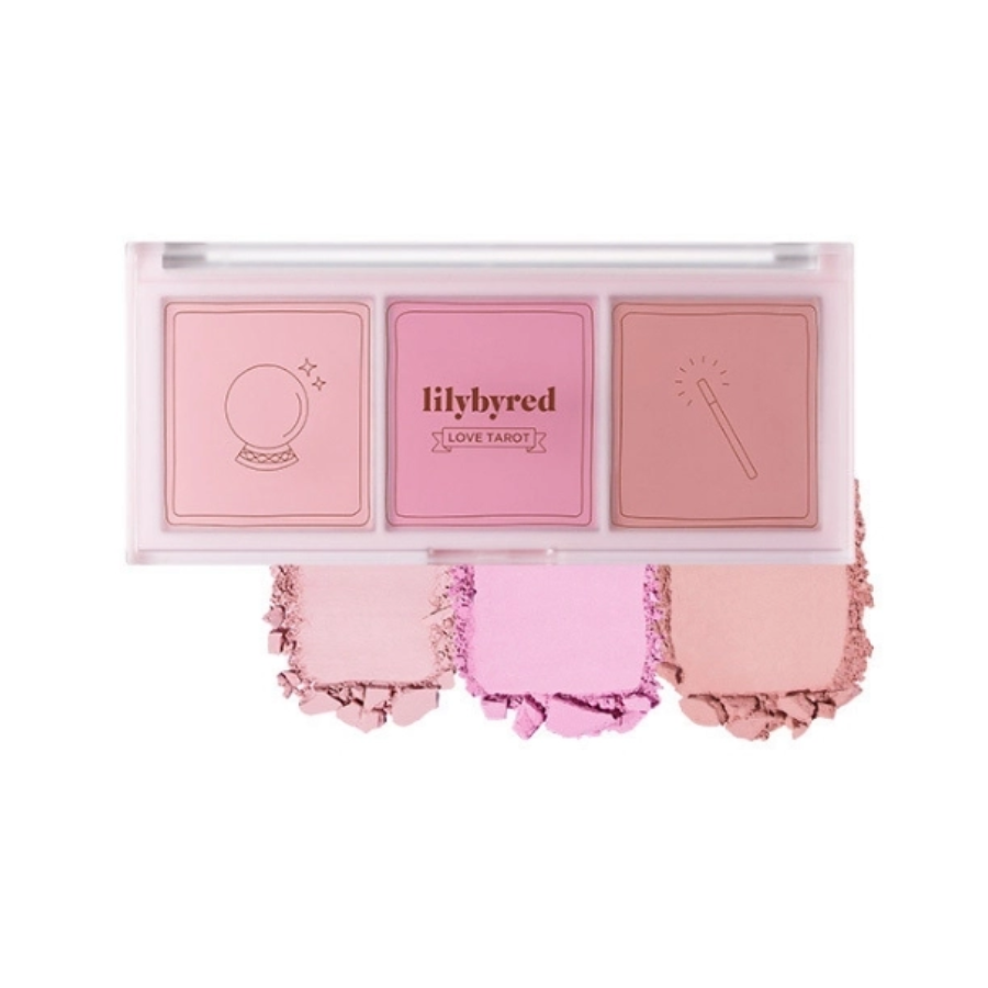 Bảng Phấn Má 3 Màu Lilybyred Love Tarot Blusher Palette 10.8g - 02