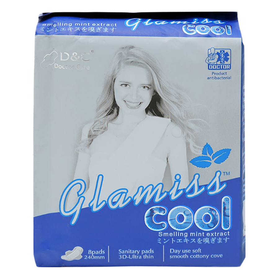 Băng Vệ Sinh Doctor Care Glamiss Cool 8 Miếng (Ban Ngày)
