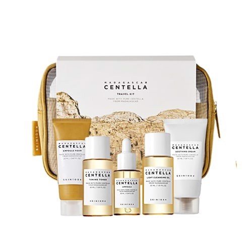 Bộ Dưỡng Da Chiết Xuất Rau Má Skin1004 Madagascar Centella Travel Kit (5 Món)