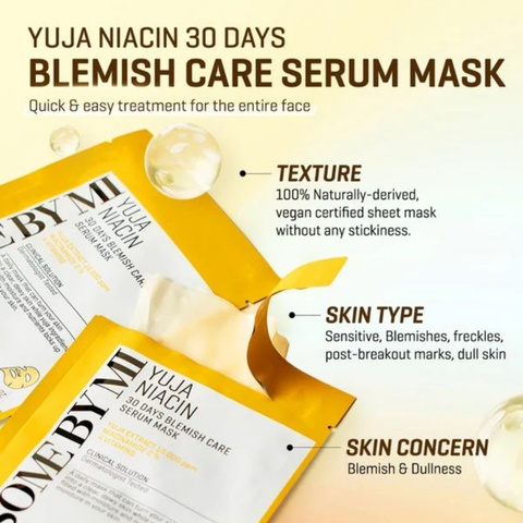 Mặt Nạ Dưỡng Sáng Da Some By Mi Yuja Niacin Serum Mask 25g