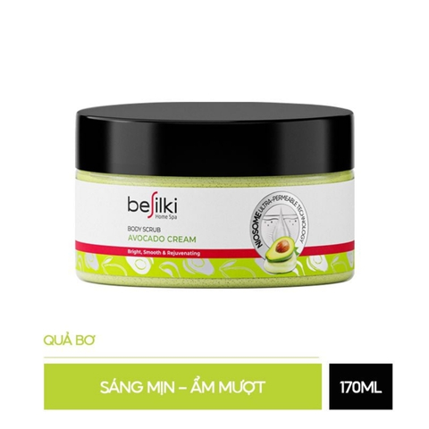 Tẩy Da Chết Toàn Thân Besilki Quả Bơ Body Scrub 170ml