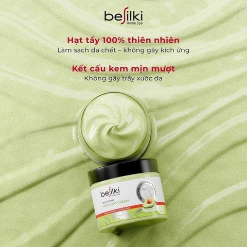 Tẩy Da Chết Toàn Thân Besilki Quả Bơ Body Scrub 170ml