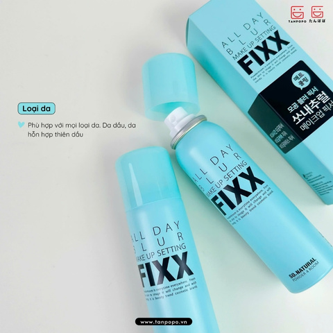 Xịt Khoá Nền So.Natural All Day Blur Makeup Setting Fixx 75ml