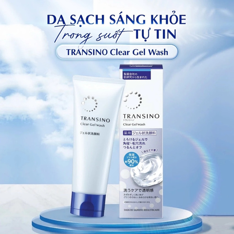 Sữa Rửa Mặt Trắng Da Mờ Thâm Nám Transino Clear Wash Ex 100g