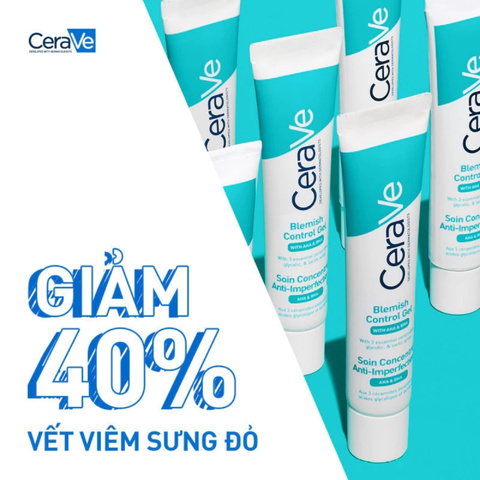 Gel Dưỡng Giảm Mụn Và Thâm Mụn Cerave Blemish Control Gel 40ml