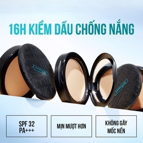 Phấn Phủ Kiềm Dầu Maybelline Fit Me Matte+Poreless Up To 16H SPF32 6g