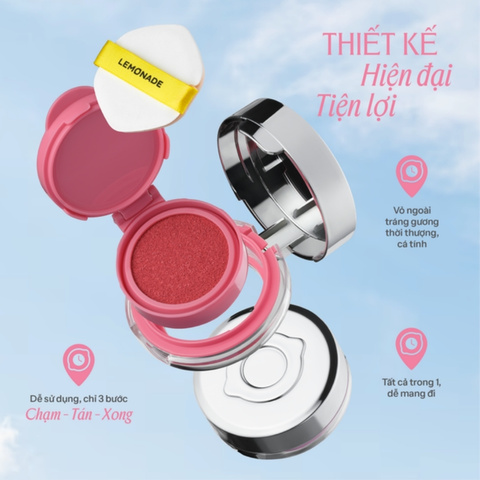 Phấn Má Lemonade Mirror Mirror Blush Cushion 8g (Mẫu Mới) - 03 Spacy