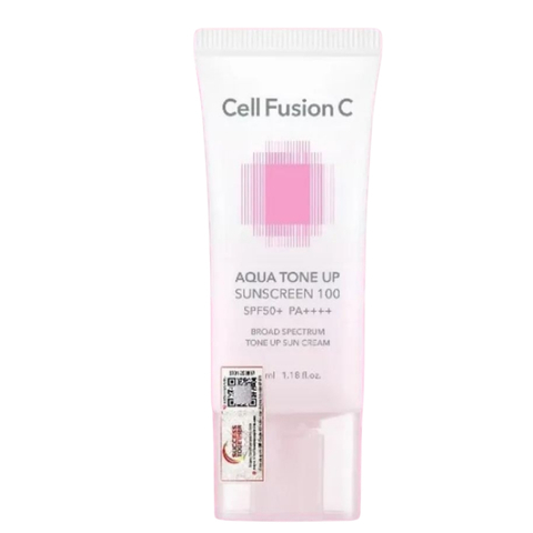 Kem Chống Nắng Cell Fusion C Nâng Tông, Cấp Ẩm Căng Bóng Aqua Tone Up Sunscreen 100 Spf 50+ Pa++++