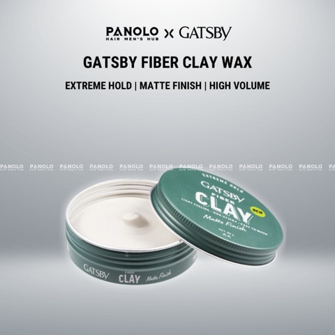 Sáp Vuốt Tóc Gatsby Fiber Clay Matte Finish 80g