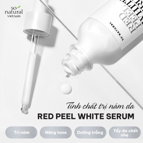Tinh Chất Dưỡng Trắng Làm Đều Màu Da So Natural Red Peel White 35ml