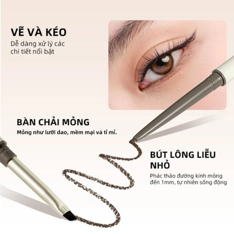 Bút Gel Kẻ Mắt Ukiss Fine Matte Sharping Gel Eyeliner