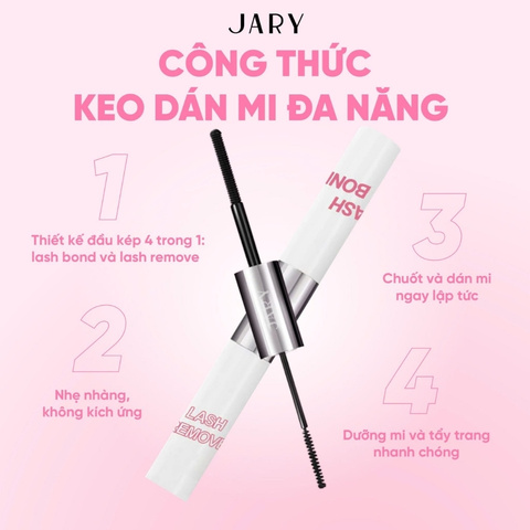 Keo Dán Mi Jary 2 Đầu 4in1 Lash Bond & Remover 4g