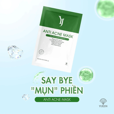 Mặt Nạ Giấy Giảm Mụn Yuejin Anti Acne Mask 25ml