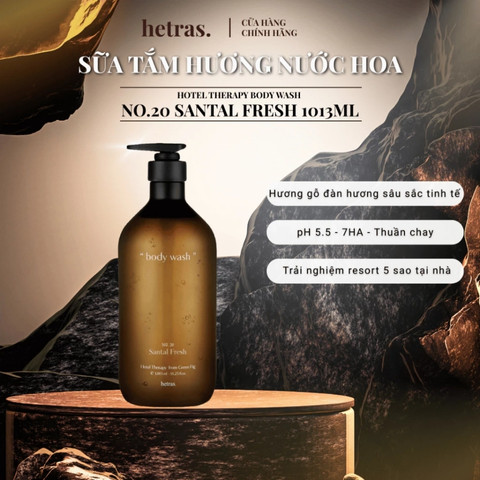 Sữa Tắm Hương Nước Hoa Hetras Hotel Therapy Body Wash 1013ml