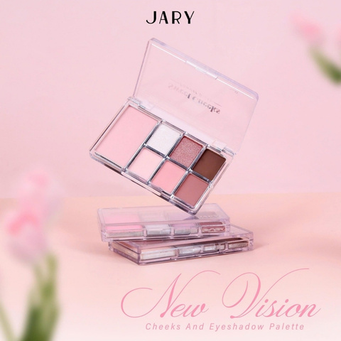 Bảng Phấn Má Và Mắt 7 Ô Jary New Vision Cheeks And Eyeshadow Palette
