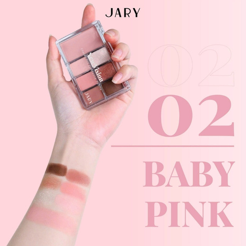 Bảng Phấn Má Và Mắt 7 Ô Jary New Vision Cheeks And Eyeshadow Palette