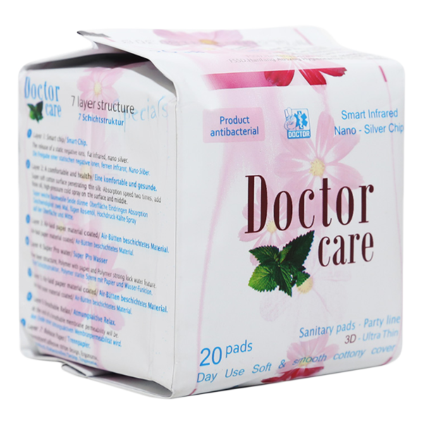 Băng Vệ Sinh Doctor Care Hằng Ngày Không Cánh (20 miếng/gói)