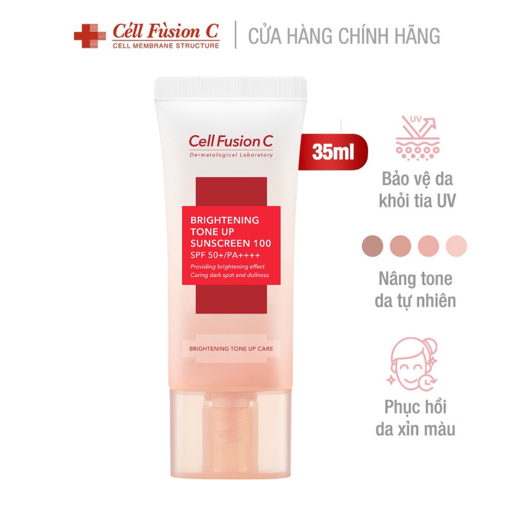 Kem Chống Nắng Cell Fusion C Brightening Tone Up Sunscreen 100 SPF50 35ml