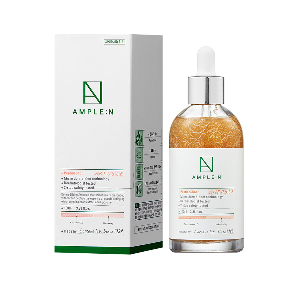 Serum Ample:N Peptide Shot Ampoule Anti-winkle & Whitening Function 100ml