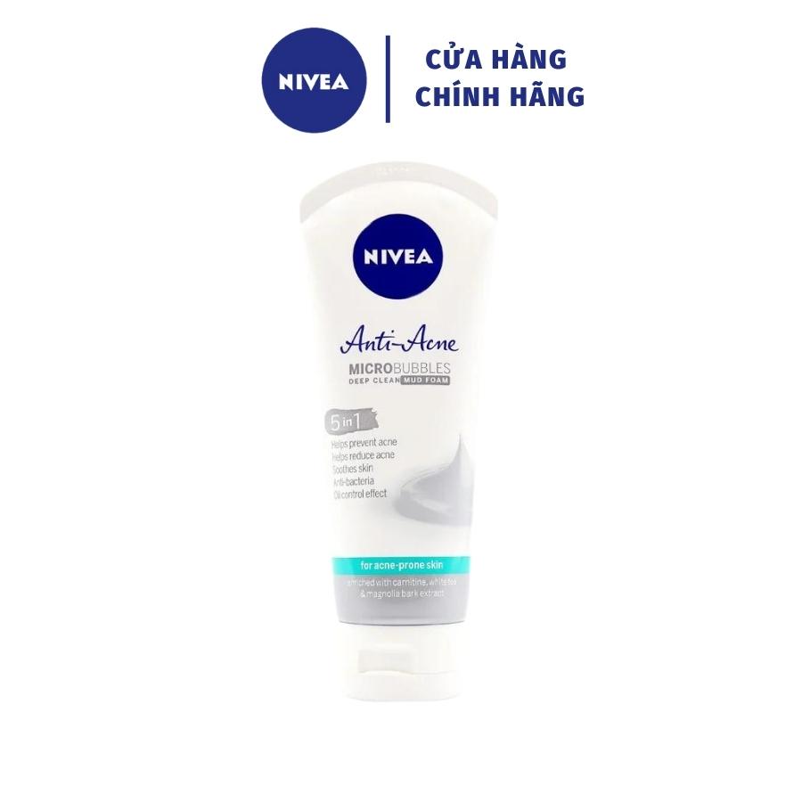 Sữa Rửa Mặt Dành Cho Nữ Nivea 5 in 1 Anti Acne 100g