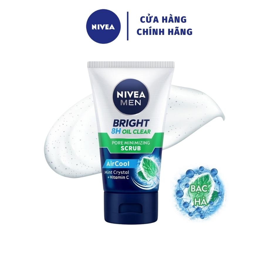 Sữa rửa mặt Nivea Men Bright 8h Oil Clear 100g