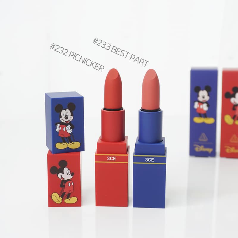 Son Thỏi 3CE Disney Lip Color 3.5g | Tanpopo