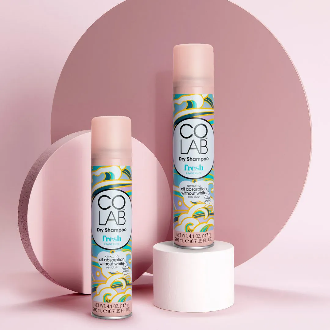 Dầu Gội Khô Colab Dry Shampoo 200ml - Paradise (Hương Địa Đàng - Hương Hoa Tiare và Dừa)