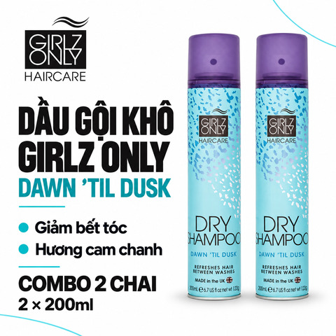Dầu Gội Khô Girlz Only Dry Shampoo 200ml