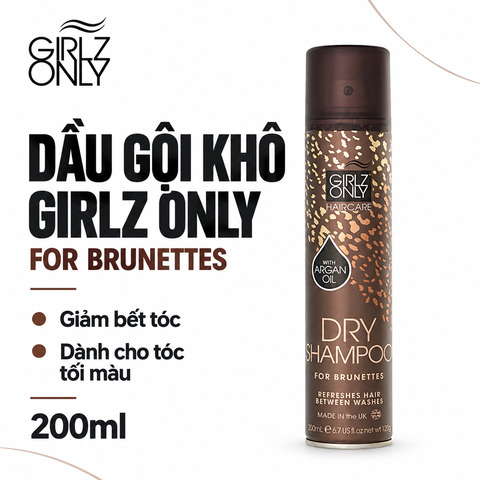 Dầu Gội Khô Girlz Only Dry Shampoo 200ml
