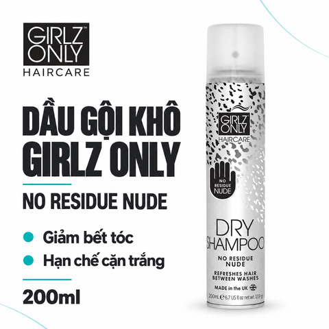 Dầu Gội Khô Girlz Only Dry Shampoo 200ml