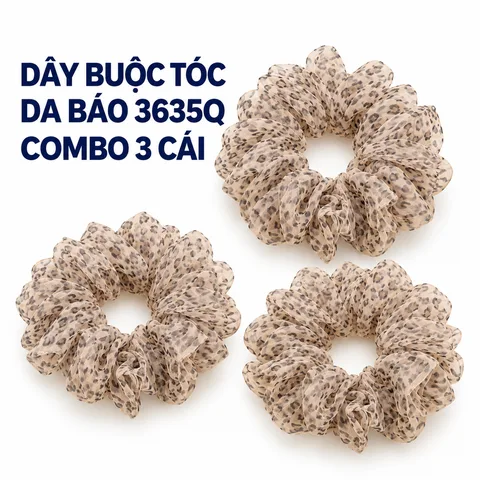 Dây Buộc Tóc Họa Tiết Da Báo Kiểu Hàn Quốc 3635Q