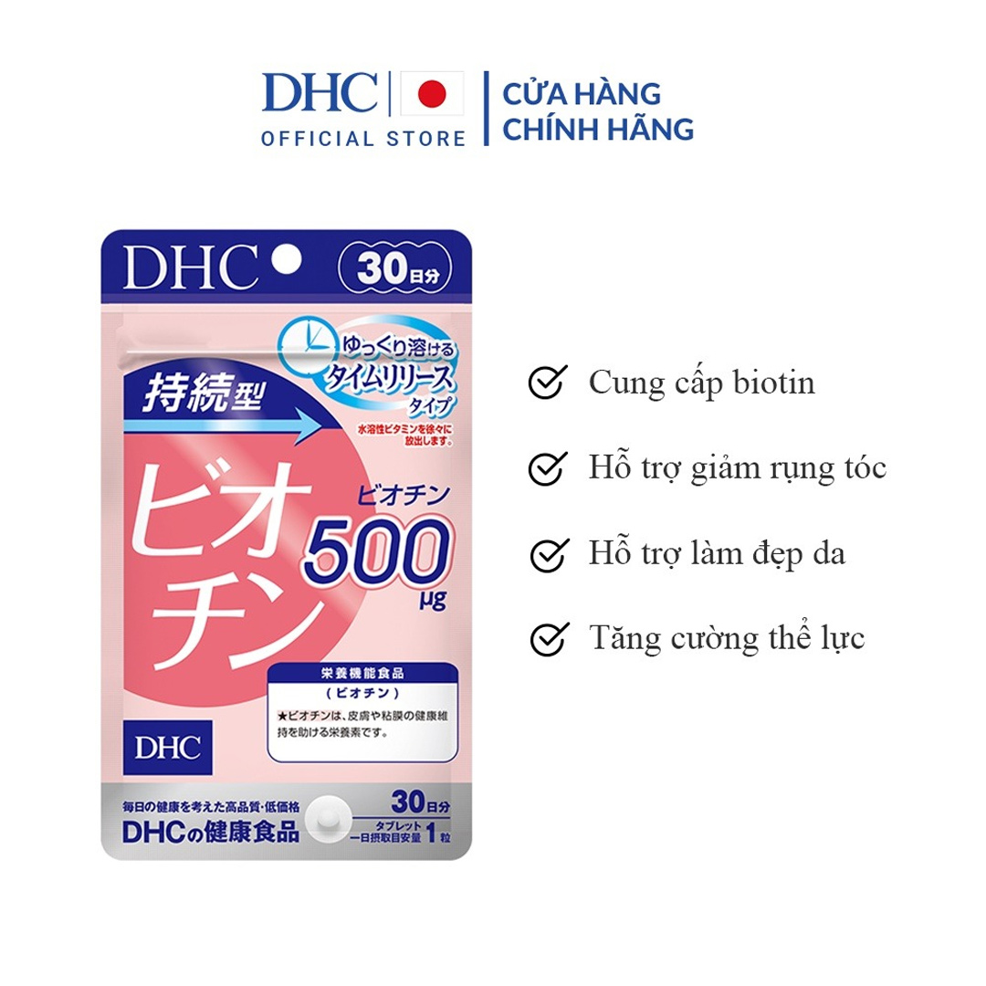 Viên Uống DHC Biotin Ngăn Rụng Tóc - 30 Ngày